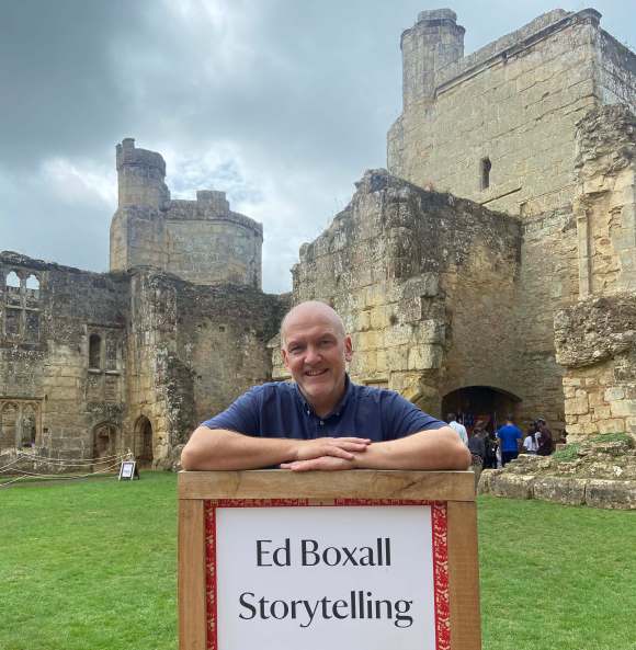 storytelling at Bodiam Castle 